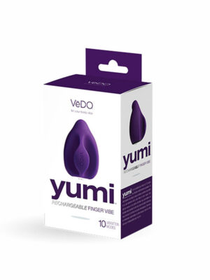 yumi rechargeable finger vibe deep purple