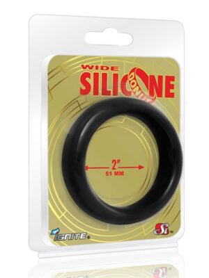 wide silicone donut black 2 inch diameter wide silicone donut black 2 inch diameter