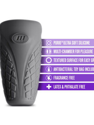 m elite platinum gript black