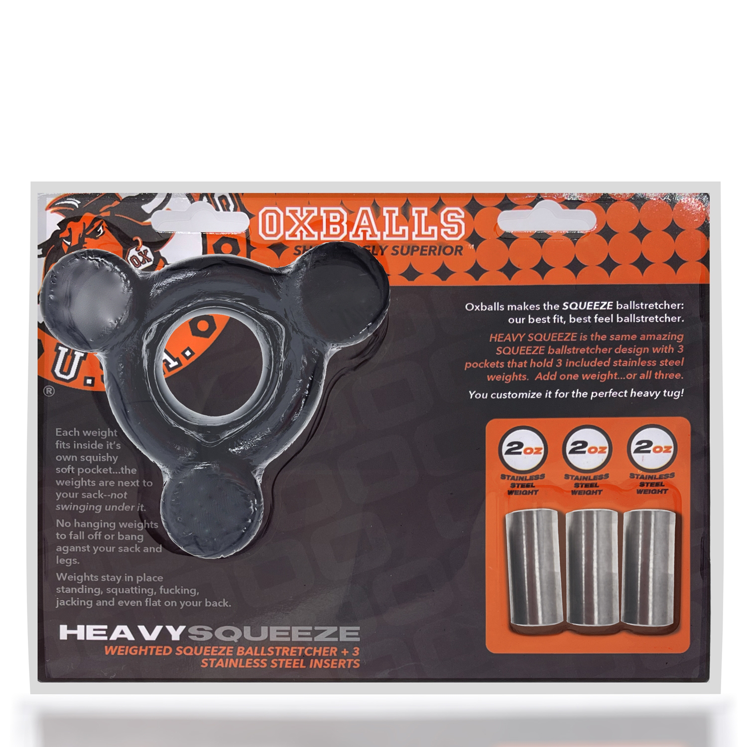 heavy squeeze ballstretcher black