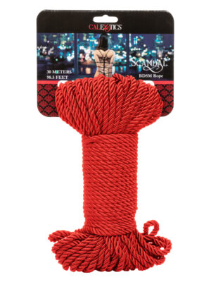 scandal bdsm rope 98.5ft/ 30m red