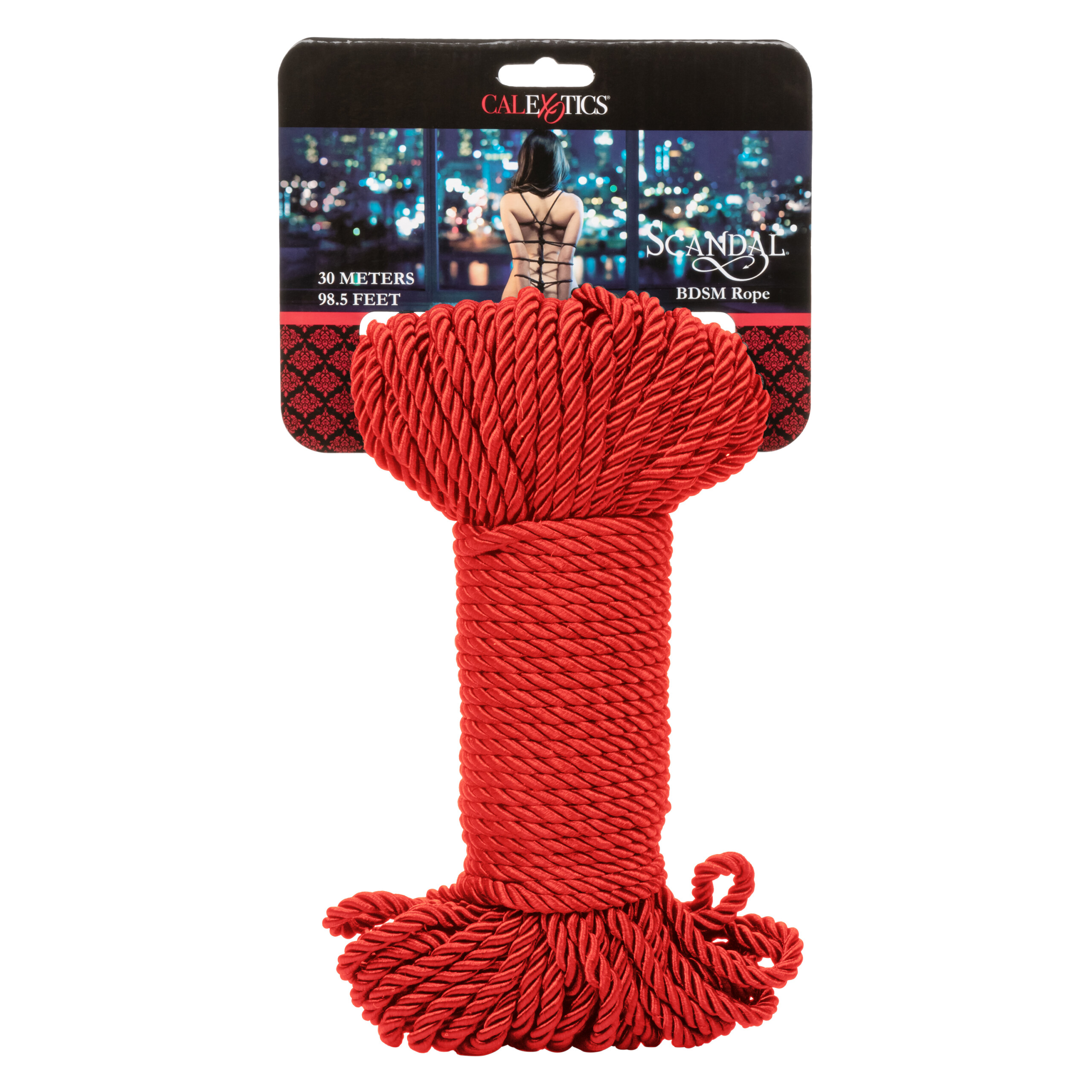 scandal bdsm rope 98.5ft/ 30m red