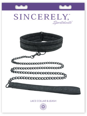 sincerely lace collar & leash