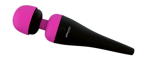 palm power rechargeable massager fucshia