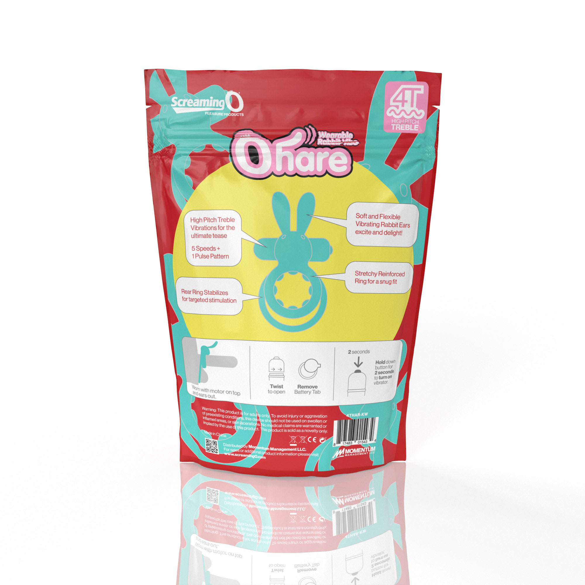 screaming o 4t ohare wearable rabbit vibe kiwi