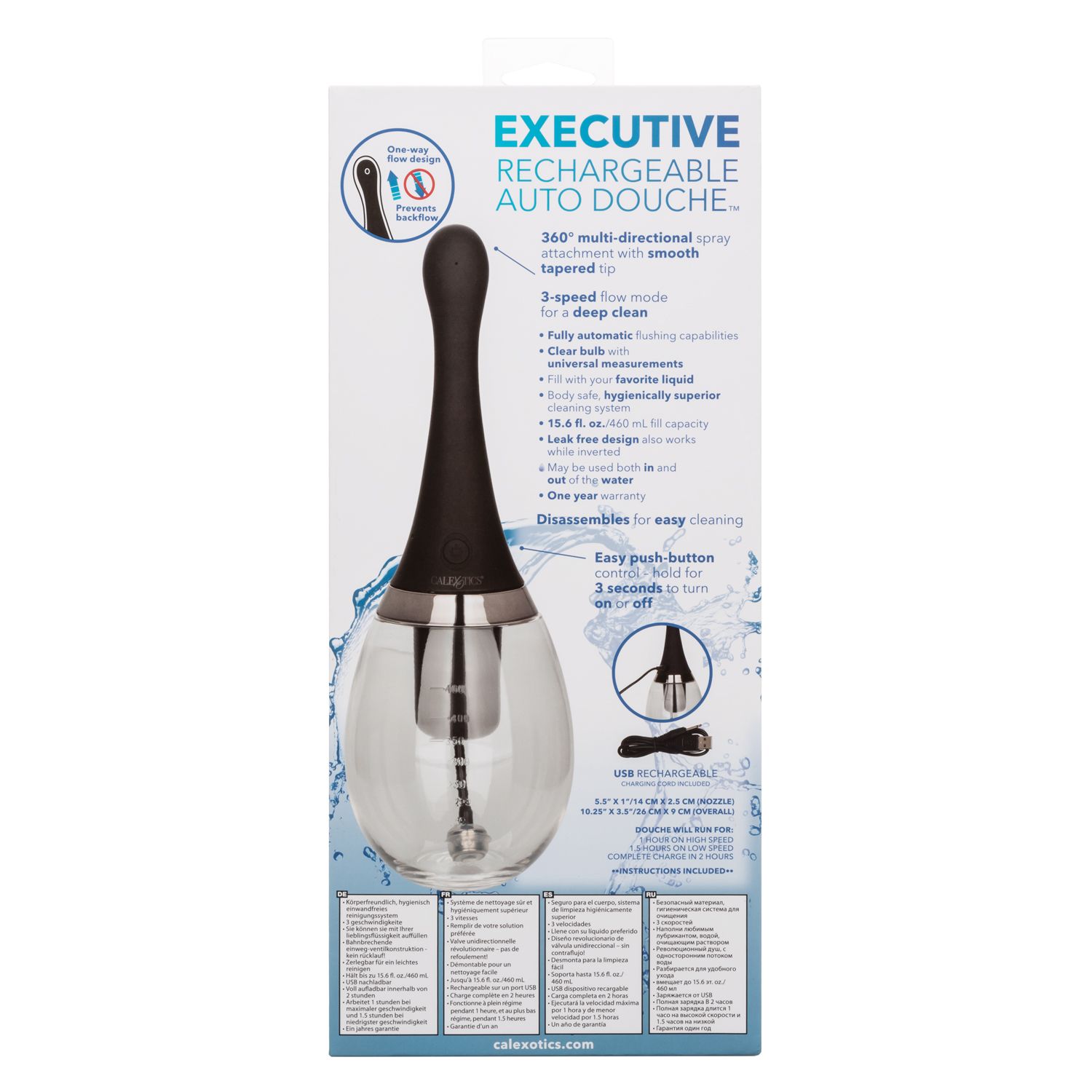 executive rechargeable auto douche executive rechargeable auto douche