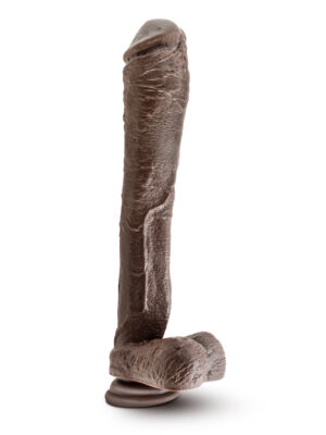 dr. skin mr. ed 13 inch dildo with suction cup chocolate dr. skin mr. ed 13 inch dildo with suction cup chocolate