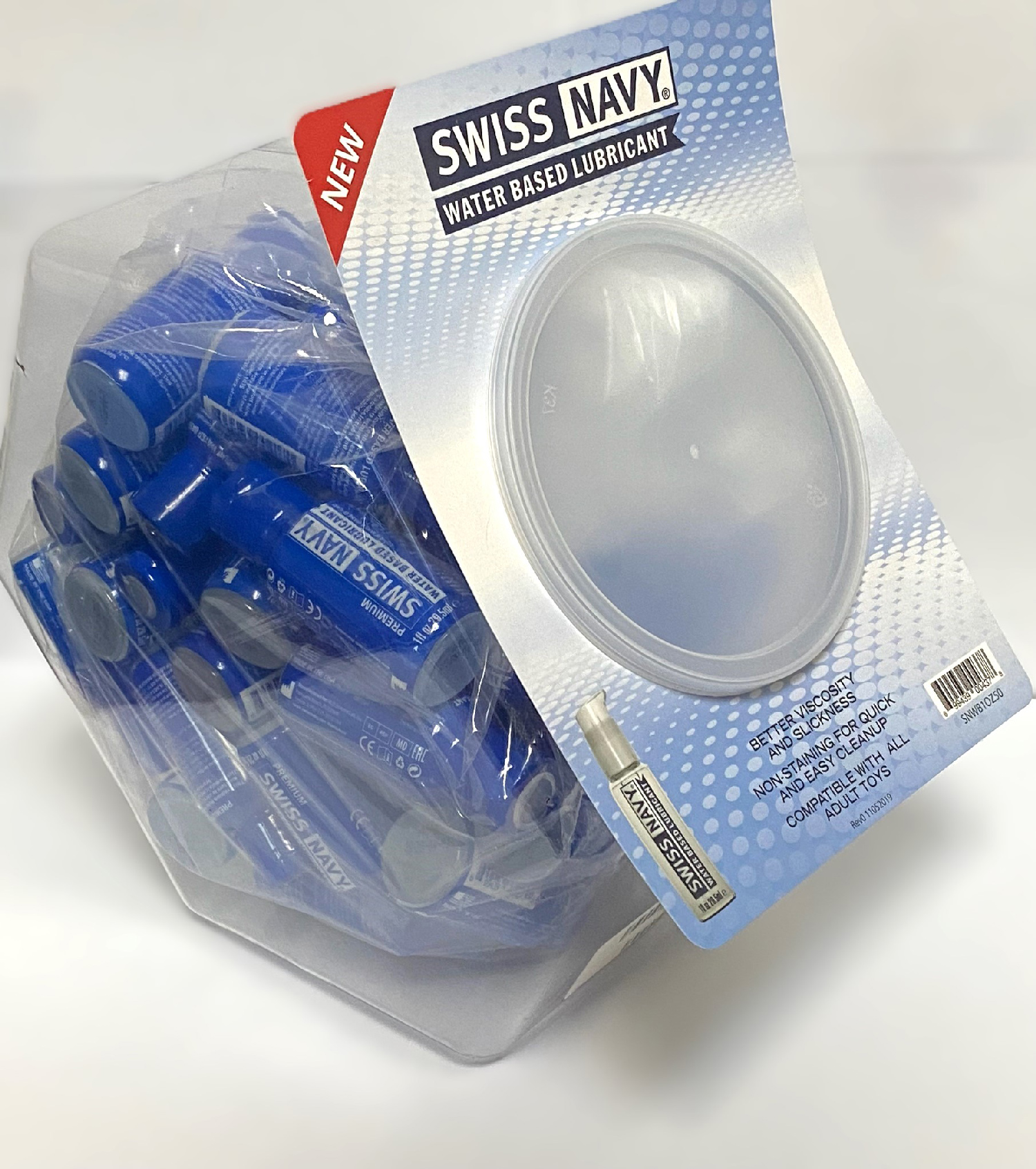 swiss navy water based 1oz 50ct fishbowl