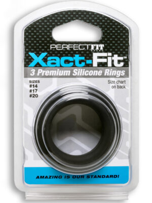 xact fit 3 premium silicone rings #14, #17, #20