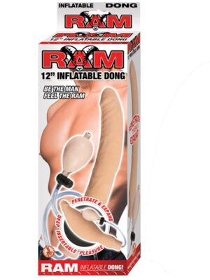 ram 12 inch inflatable dong flesh