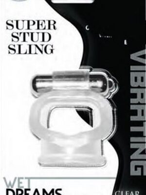 wet dreams super stud sling clear