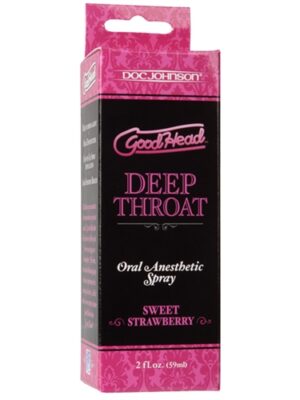good head deep throat spray sweet strawberry good head deep throat spray sweet strawberry