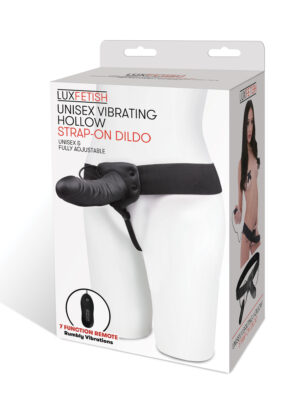 lux fetish unisex vibrating hollow strap on dildo lux fetish unisex vibrating hollow strap on dildo