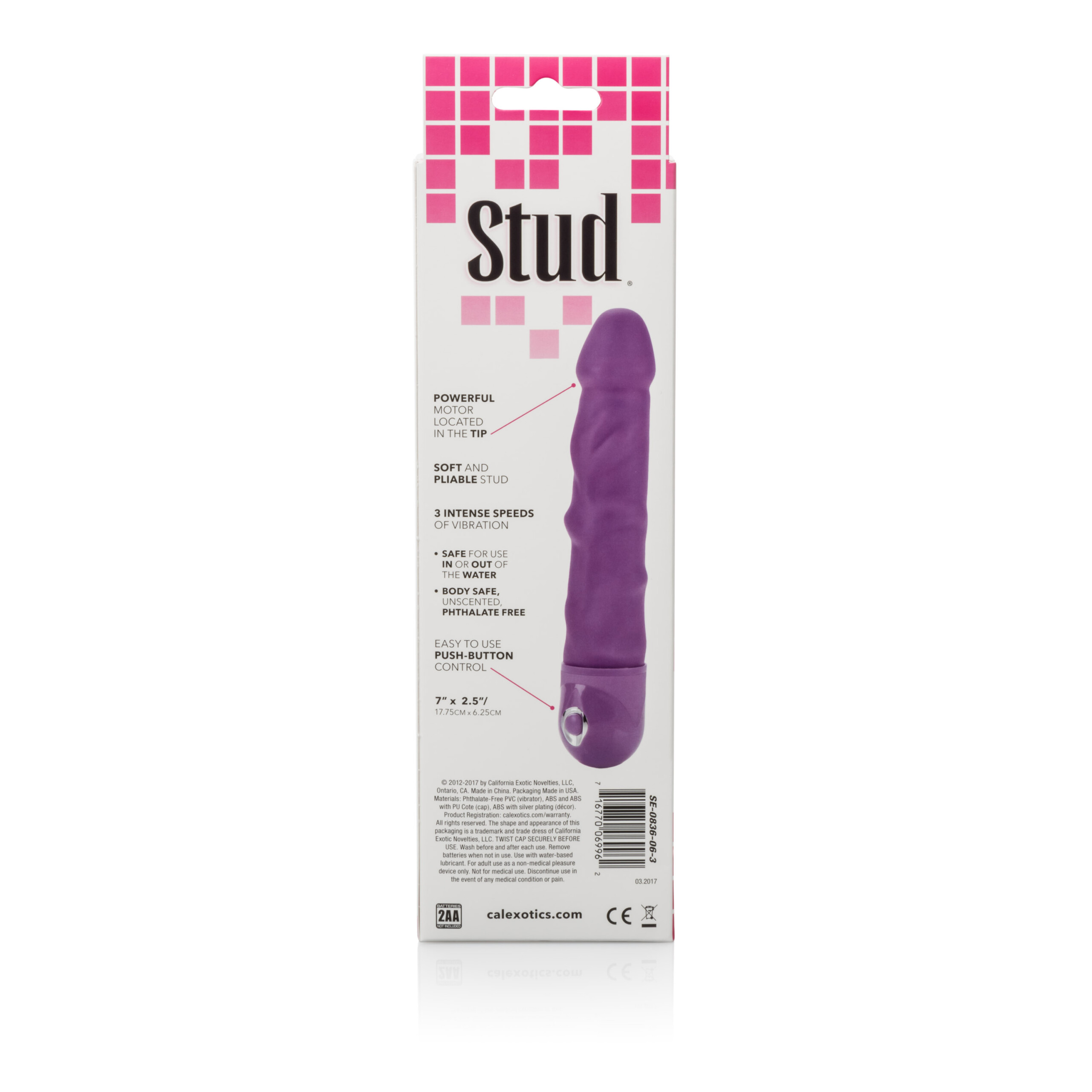 waterproof power stud rod dong purple waterproof power stud rod dong purple
