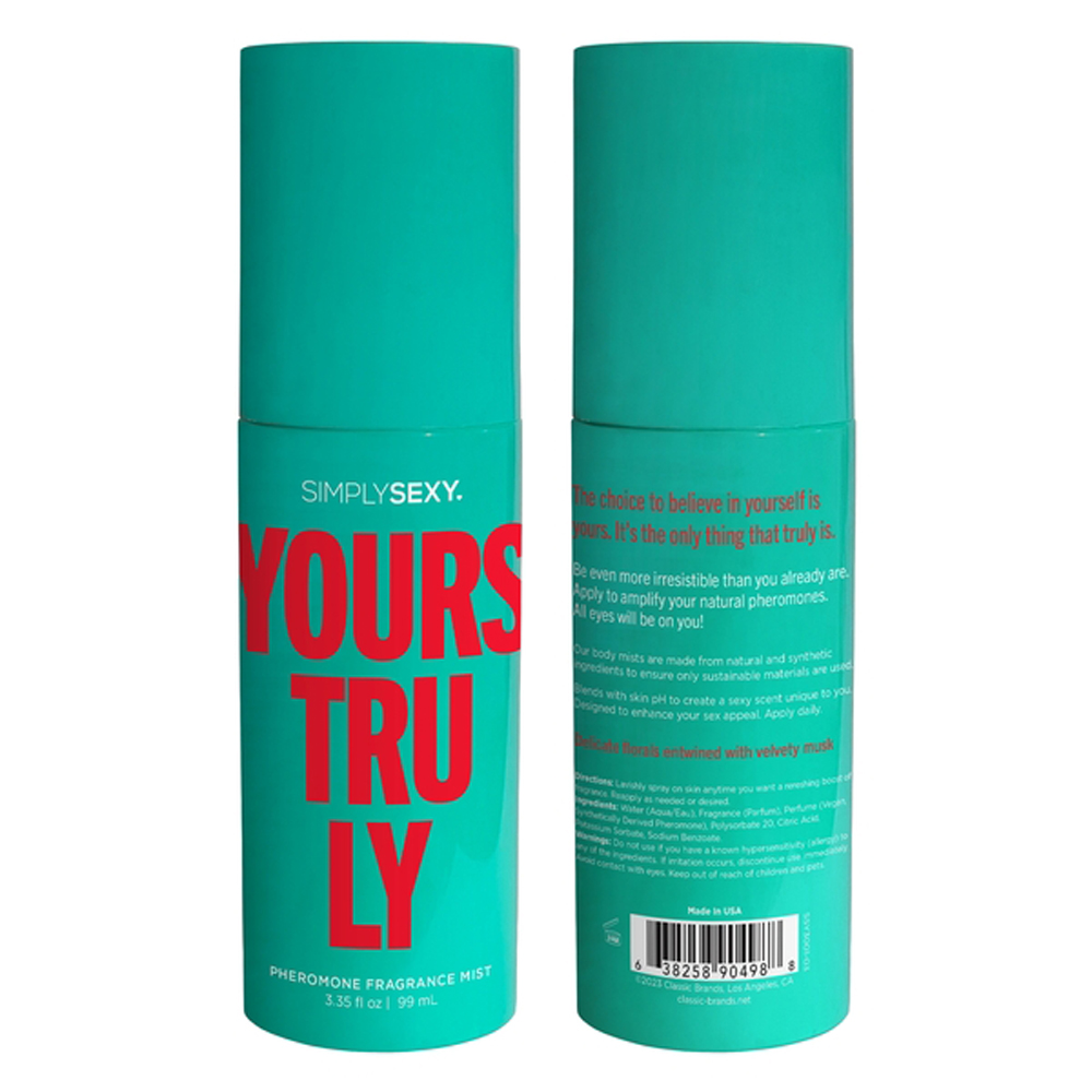 yours truly pheromone fragrance mists 3.35 oz