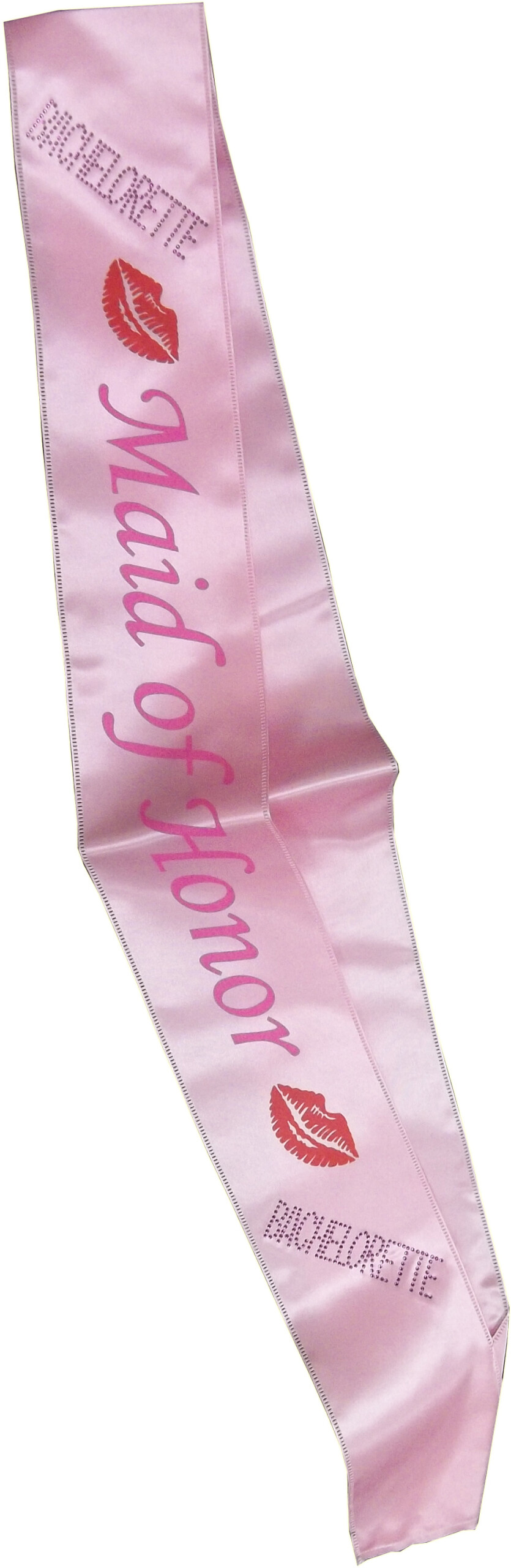 maid of honor sash with stone