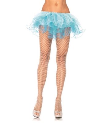 industrial net pantyhose one size white