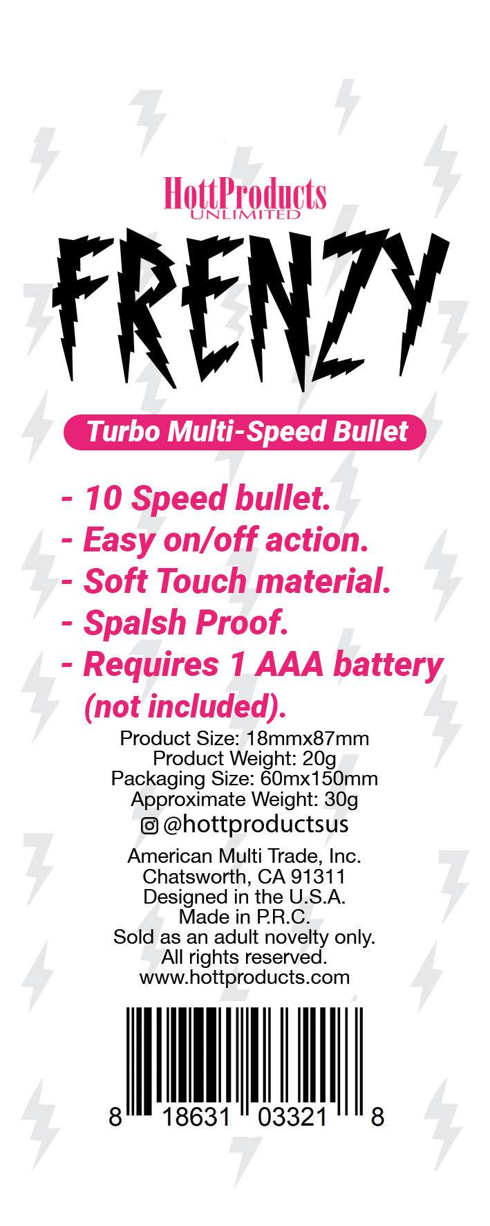frenzy power bullet pink frenzy power bullet pink