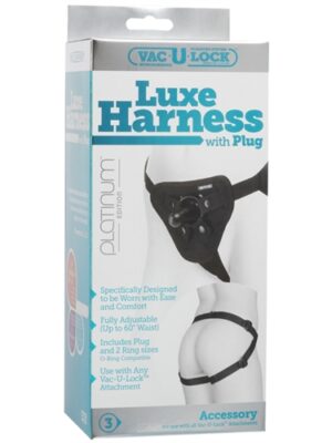 vac u lock platinum edition luxe harness black