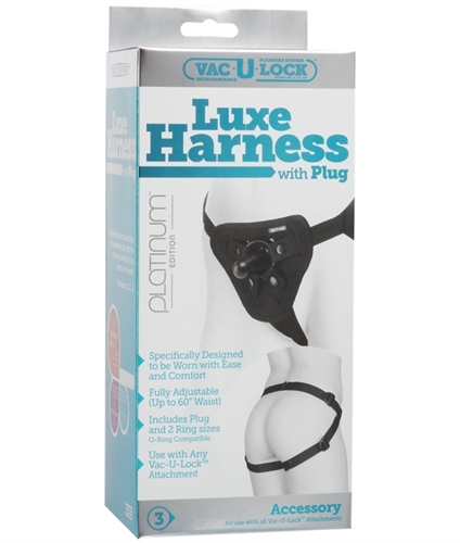 vac u lock platinum edition luxe harness black