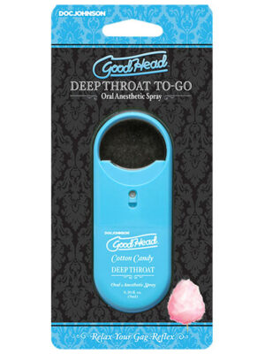 goodhead deep throat spray to go cotton candy 0.30 fl. oz.