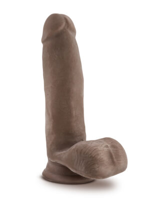 au naturel 7 inch sensa feel dildo chocolate