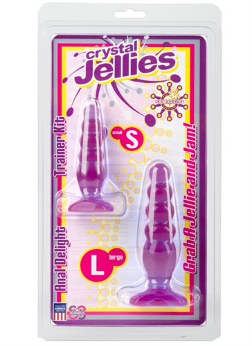 crystal jellies anal trainer kit purple crystal jellies anal trainer kit purple