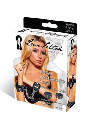 unisex leatherette cuffs