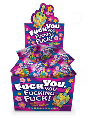 fuck you, you fucking fuck! candy display of 100pcs fuck you, you fucking fuck! candy display of 100pcs