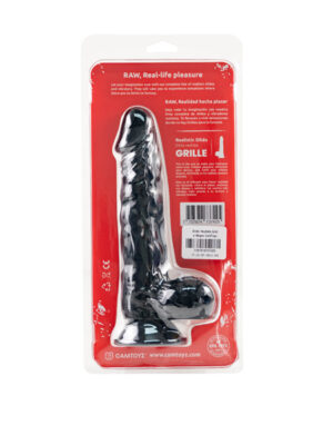 realistic dildo grille black