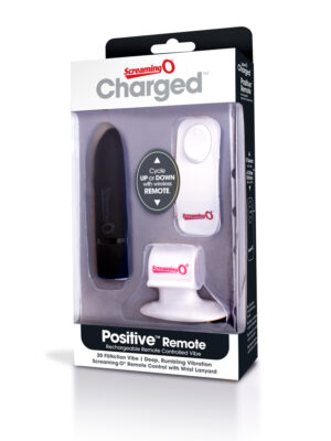 charged positive remote control black each