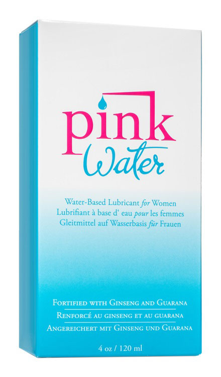 pink water water based lubricant 4 oz. 120ml