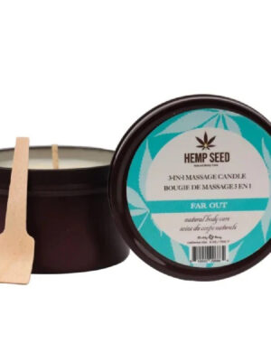 hemp seed 3 in 1 massage candle far out 6 oz