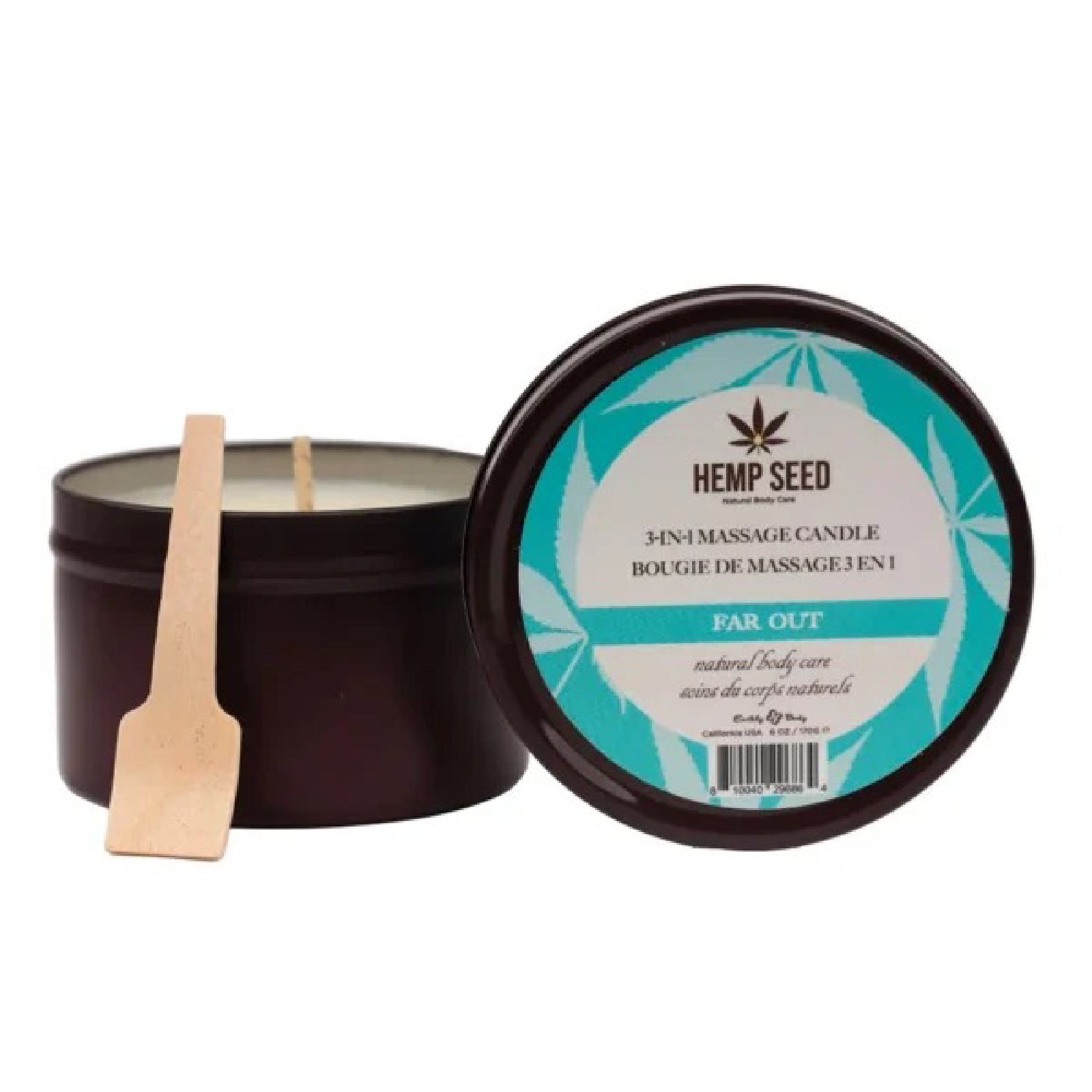 hemp seed 3 in 1 massage candle far out 6 oz