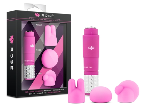 rose revitalize massage kit pink