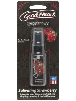 goodhead tingle spray 1 fl. oz. salivating strawberry goodhead tingle spray 1 fl. oz. salivating strawberry