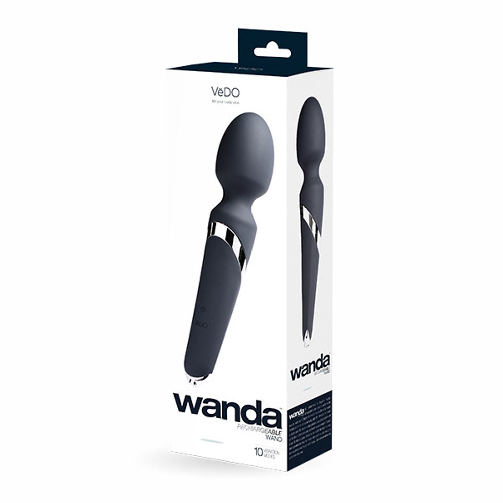 wanda rechargeable wand just black wanda rechargeable wand just black