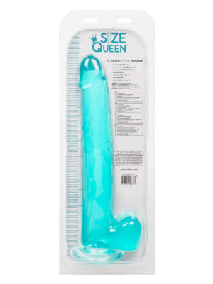 size queen 12 inch/30.5 cm blue size queen 12 inch/30.5 cm blue