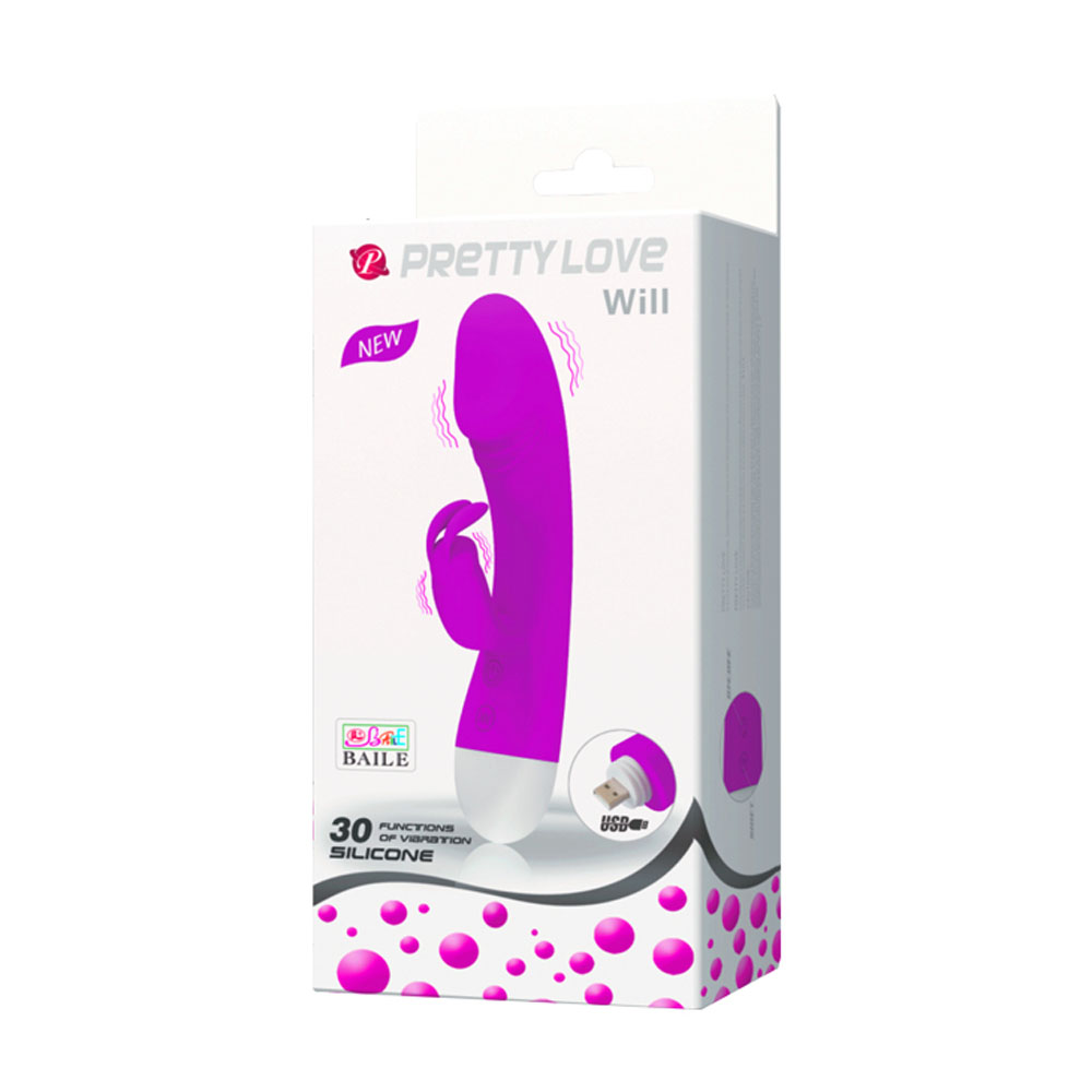 pretty love will 30 function rabbit style vibrator