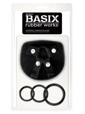 basix rubber works universal harness plus size
