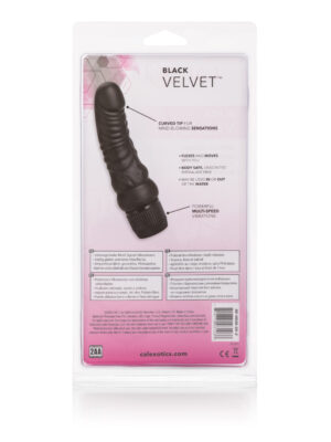 black velvet 6.25 inches veined dong