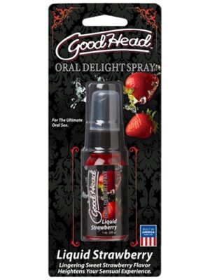 good head oral delight spray 1 oz liquid strawberry good head oral delight spray 1 oz liquid strawberry