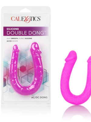 silicone double dong ac/dc dong pink