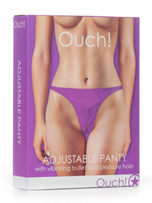 adjustable vibrating panty with bullet and pleasure hole purple adjustable vibrating panty with bullet and pleasure hole purple
