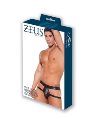 wet look shorts one size black