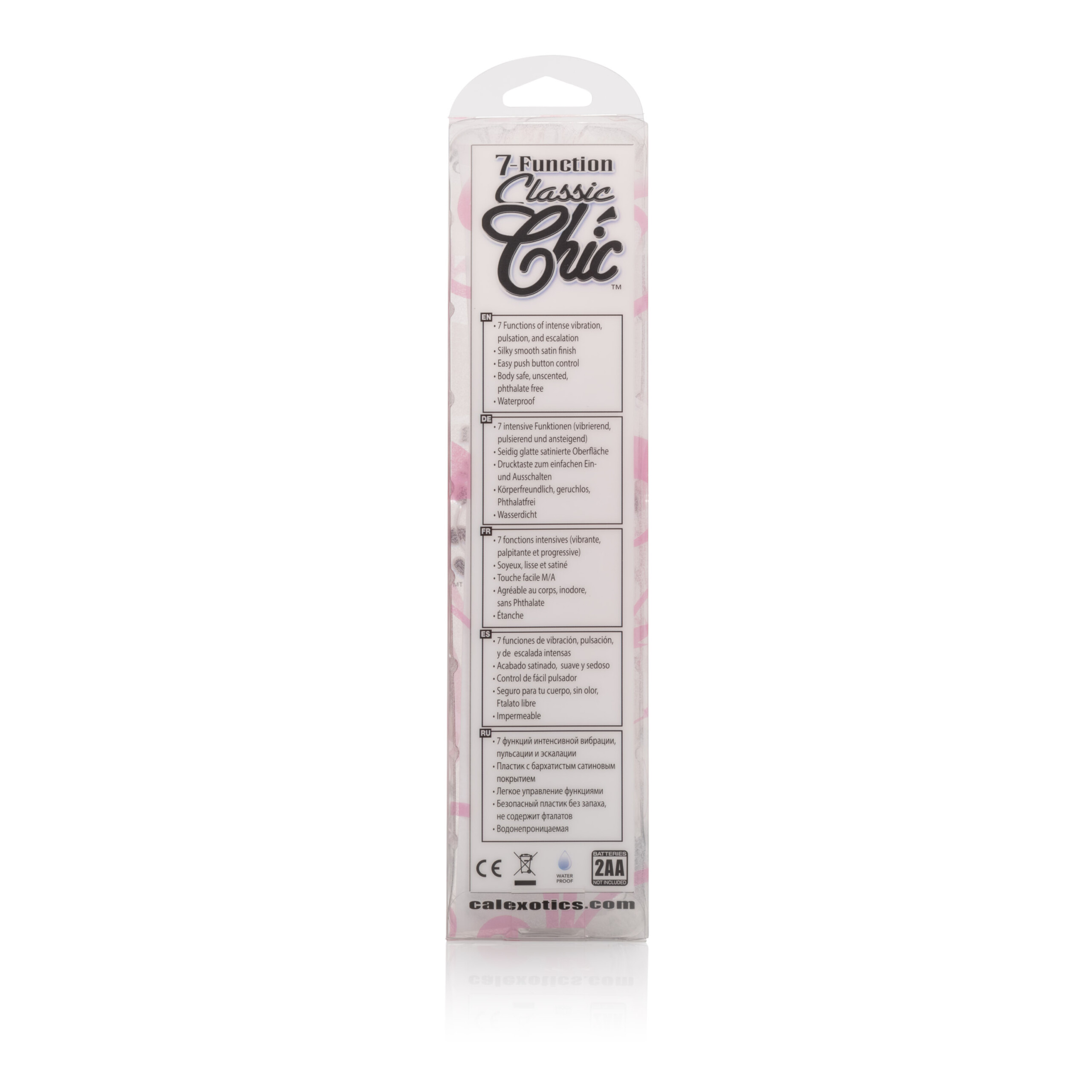 7 function classic chic 6 inches vibe pink