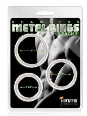 seamless metal rings 3 pack seamless metal rings 3 pack