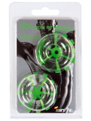 thick power stretch donuts 2 pack clear thick power stretch donuts 2 pack clear