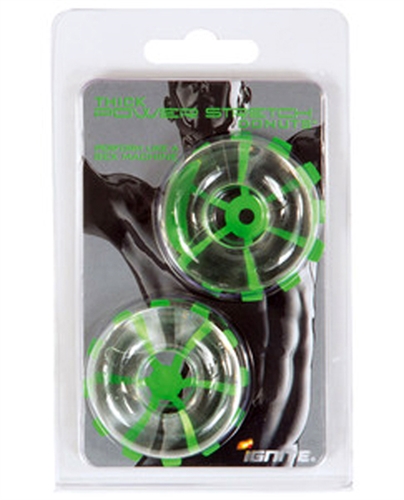 thick power stretch donuts 2 pack clear thick power stretch donuts 2 pack clear