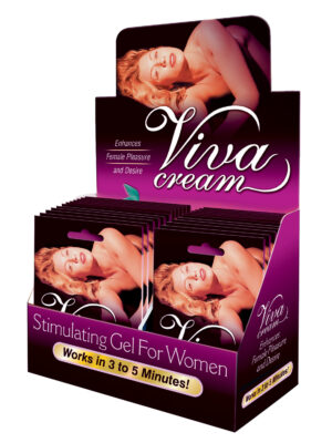viva cream 24 packet display
